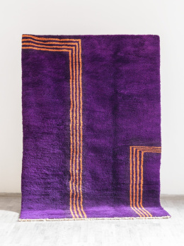 Beni Mrirt Purple carpet 1.50 / 2.42 m