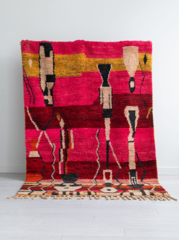 Boujaad Tribe wool carpet 1.70 / 2.55 m