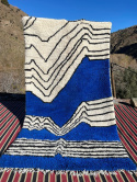 Morrocan wool carpet Sea