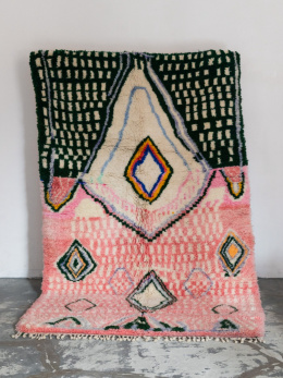Moroccan wool carpet Eye