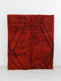 Wool Terracotta rug 1.60 / 1.93 m