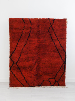 Wool Terracotta rug 1.60 / 1.93 m