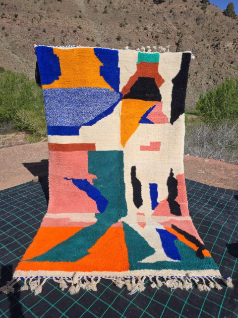 Colorful Moroccan wool rug 1.53/2.66 m Colorful Moroccan wool rug 1.53/2.66 m