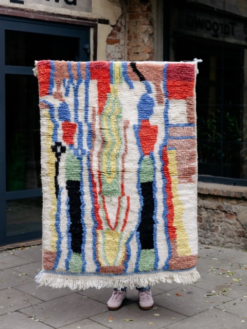 Small Berber rug Pulse 1.02/1.50 m Small Berber rug Pulse 1.02/1.50 m