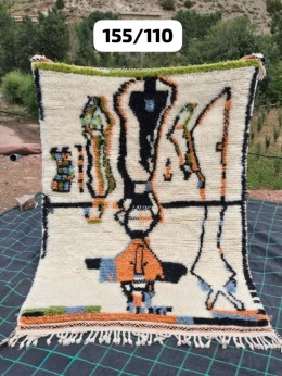 Small Berber rug 1.10/1.55 m