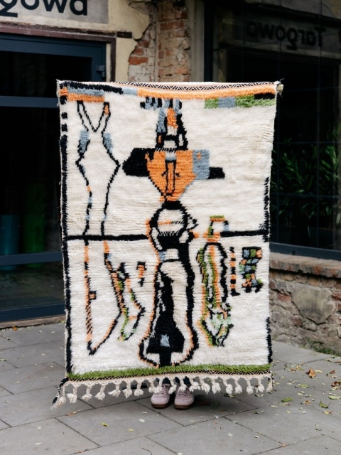 Small Berber rug Spirit 1.10/1.55 m