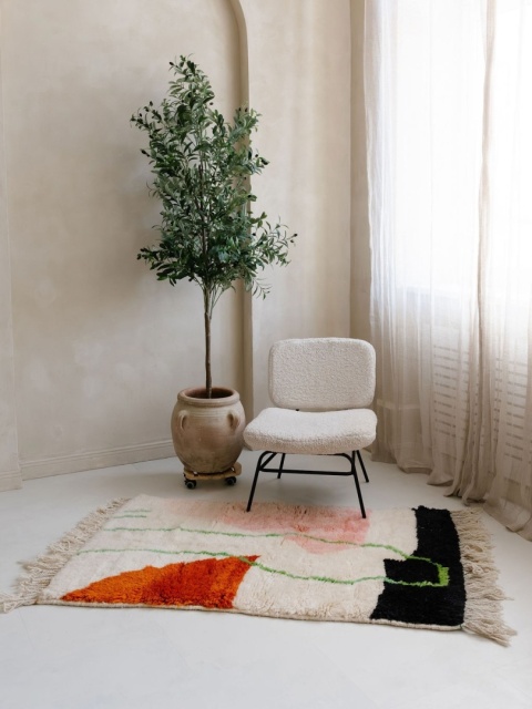 Small Moroccan wool carpet Safi 1.00/1.56 m