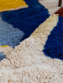 Moroccan wool carpet Azure 1.47/2.60 m