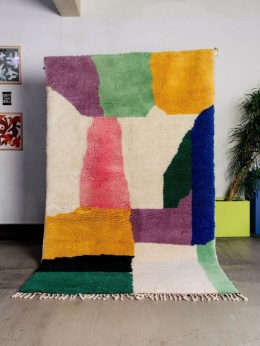 Marokański dywan wełniany 1.50/2.63 m