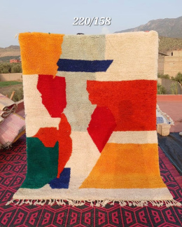 Maroccan wool carpet 1.58/2.20 m