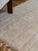 Moroccan wool rug Cream II 1.46/2.44 m