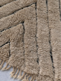 Moroccan wool rug Cappuccino