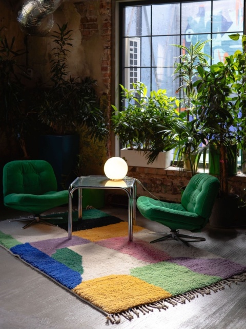 Marokański dywan wełniany 1.50/2.63 m