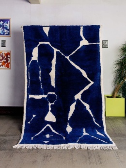 Moroccan wool carpet Wave 1.46/2.48 m