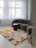 Moroccan wool rug Blush 1.46/240 m