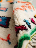 Moroccan wool carpet X 1.43/2.07 m