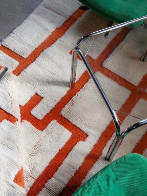 Marokański dywan wełniany Labirynt 1.50/2.56 m