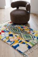 Moroccan wool carpet Mosaic 1.04/1.56 m