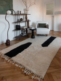 Moroccan wool rug Noir 1.50/2.50 m