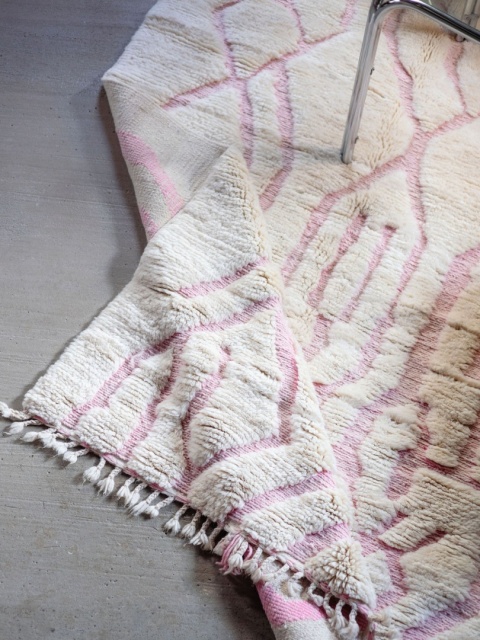 Moroccan Wool Rug Pink River 1.60/2.60 m