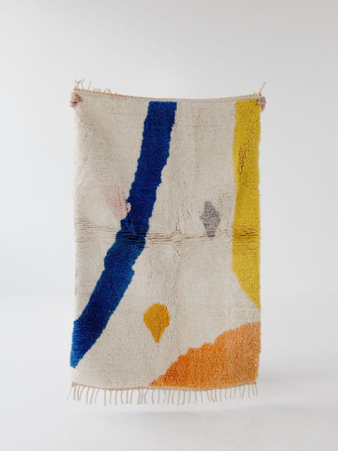 Moroccan Azilal wool rug Stream 0.98/1.51 m Moroccan Azilal wool rug Stream 0.98/1.51 m