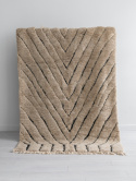 Moroccan wool rug Cappuccino